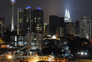 Kuala Lumpur Skyline at Night