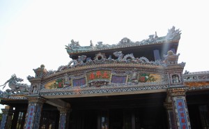 Decorative Roof at Imperial Citadel Hue