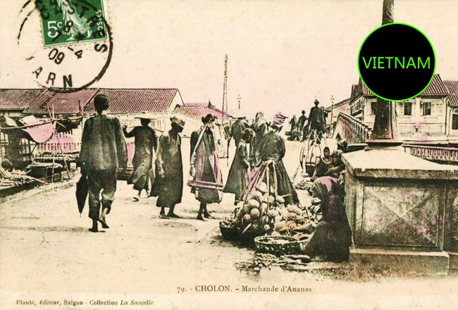 Cholon Vintage postcard